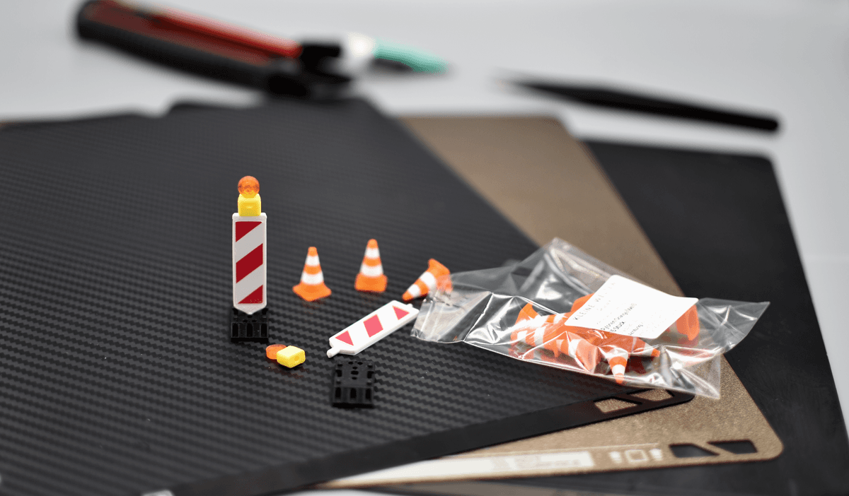 3D gedruckte Modelle